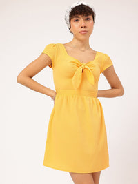 DressBerry Dreamy Drip Seersucker A-Line Mini Dress