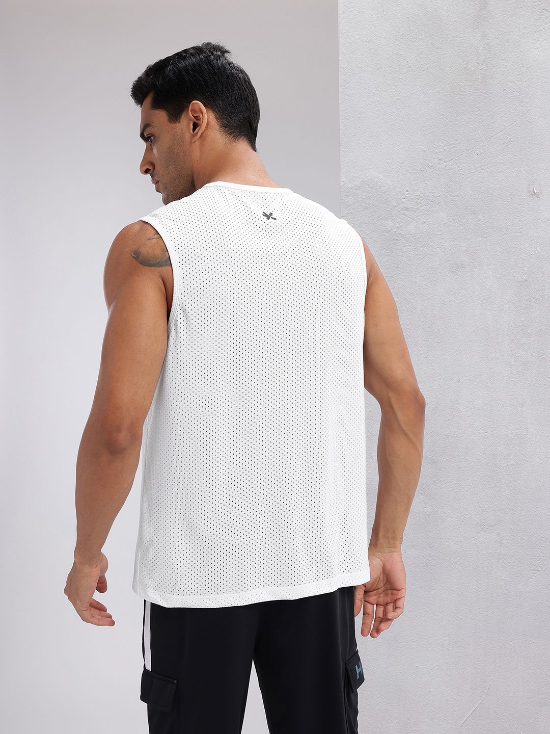 HRX by Hrithik Roshan Printed Perforated Training T-shirt