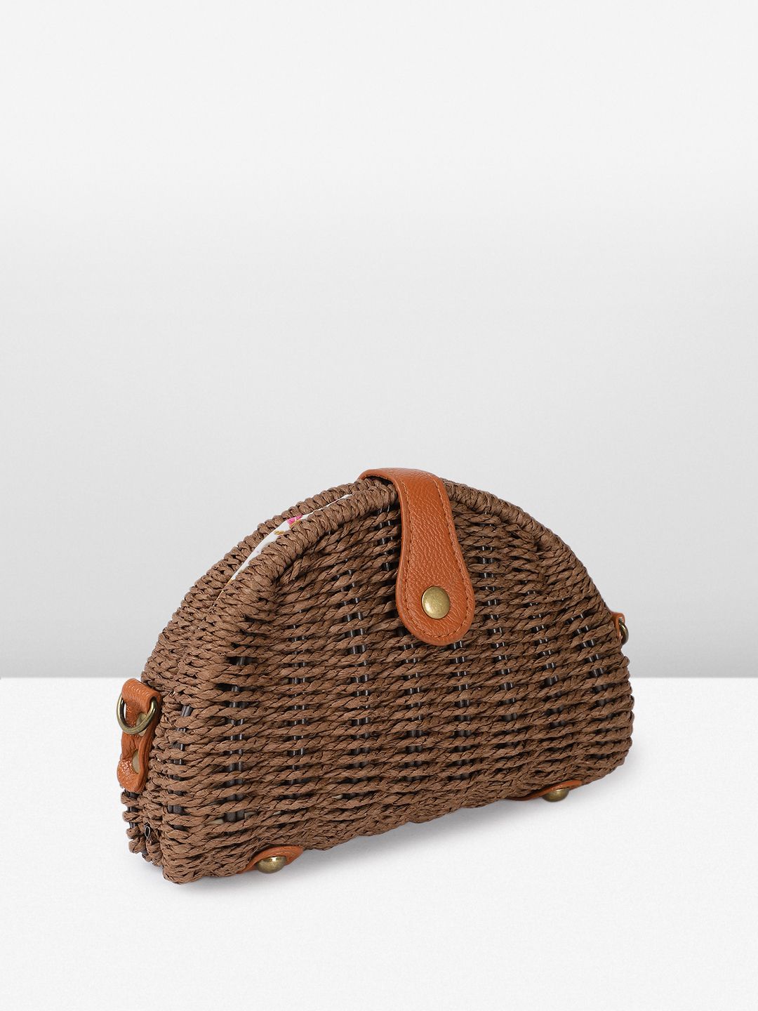 DressBerry Self Design Structured Sling Bag