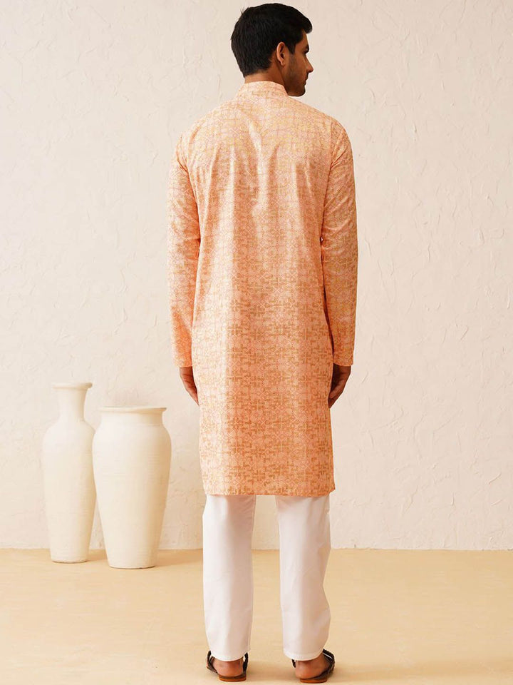 SOJANYA Printed Regular Pure Cotton Kurta with Churidar