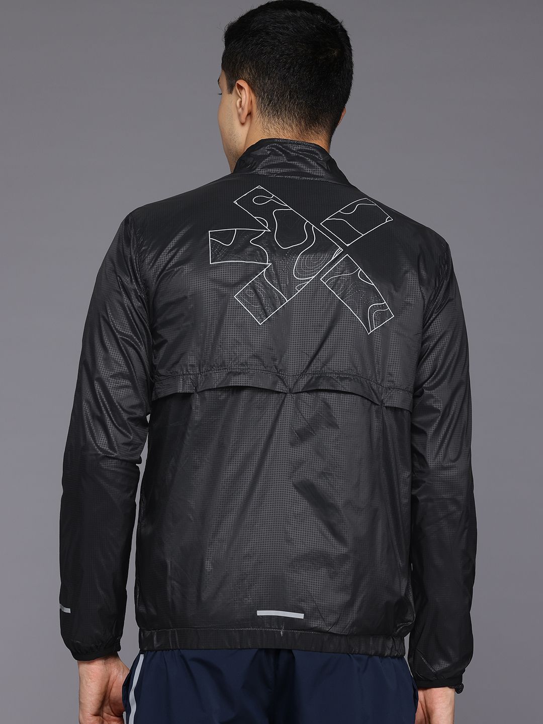 HRX by Hrithik Roshan Brand Logo Running Tailored Jacket