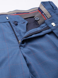 Raymond Slim Fit Checked Notched Lapel Single-Breasted Formal 2 Piece Suits