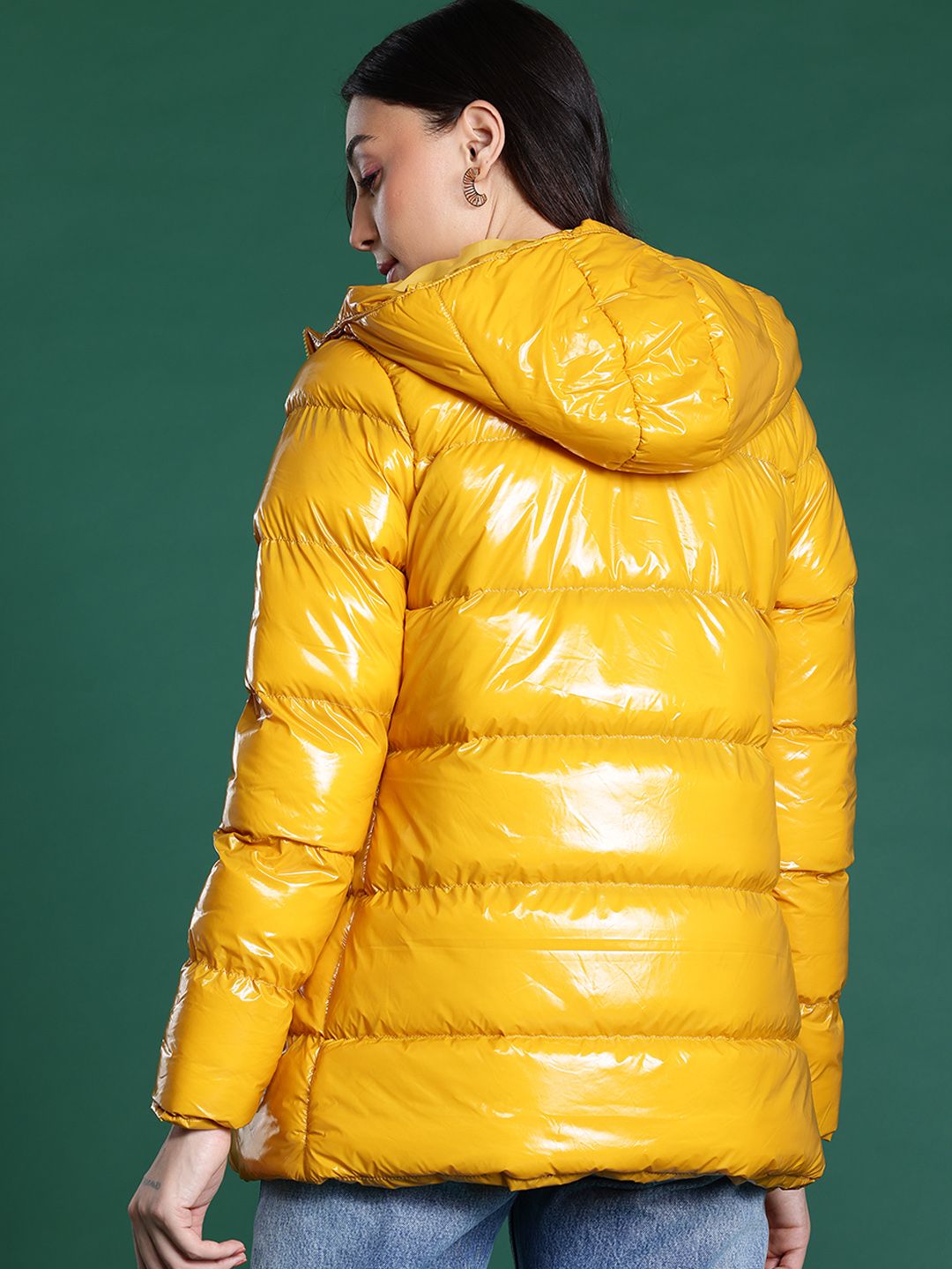 DressBerry Longline Hooded Puffer Jacket