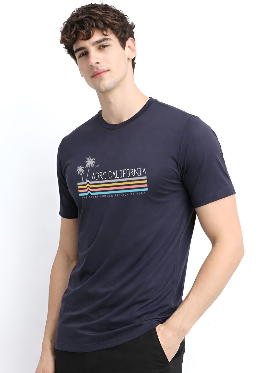 ADRO Men Printed T-shirt