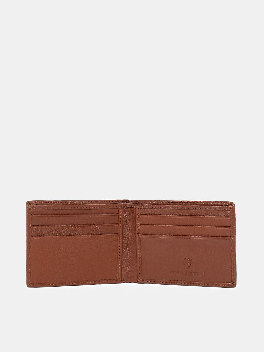 SPYKAR Men Tan Leather Two Fold Wallet