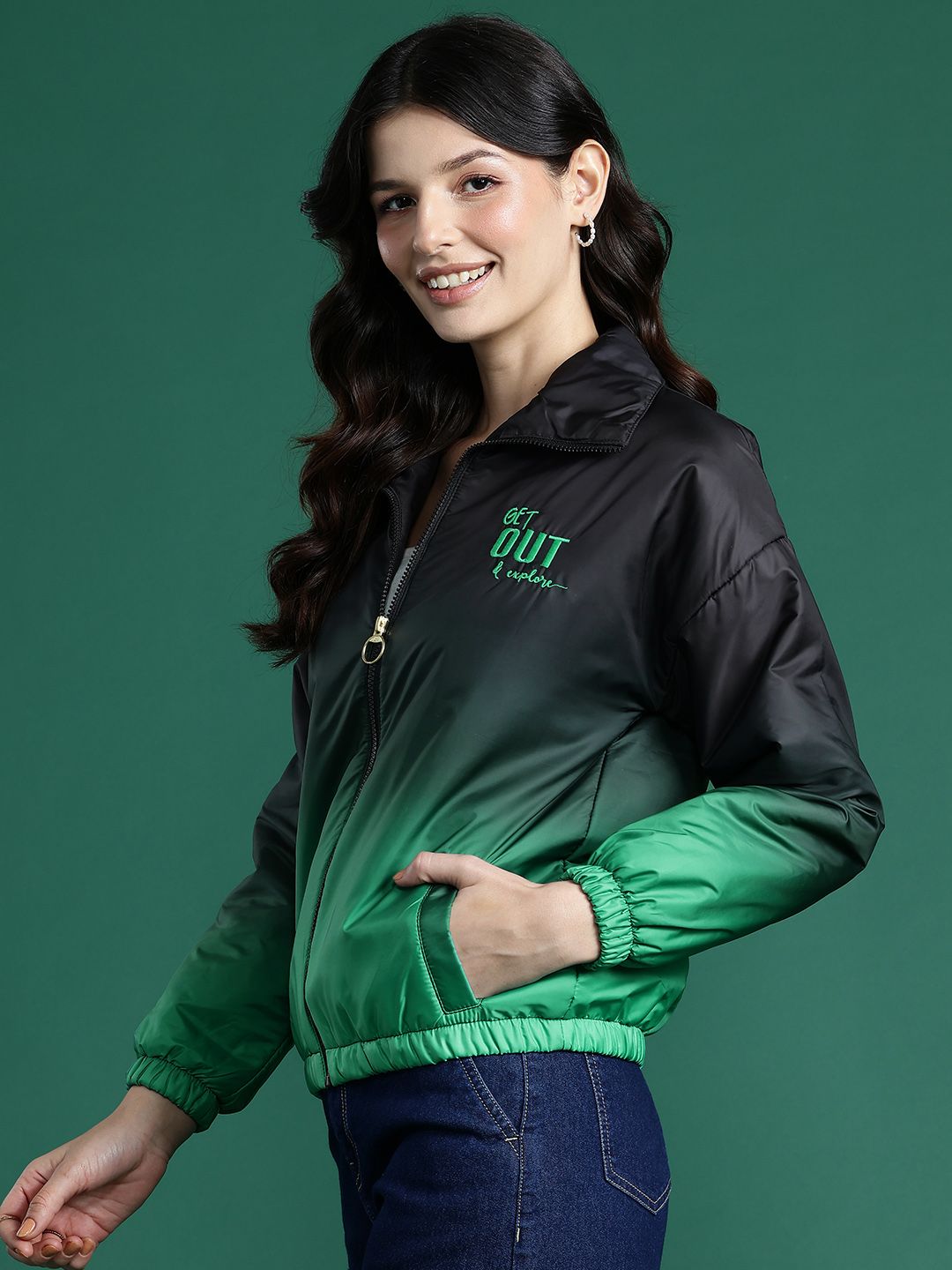 DressBerry Dyed Padded Jacket