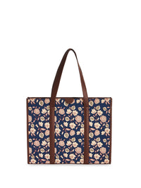TEAL BY CHUMBAK Floral Printed Shopper Handheld Bag