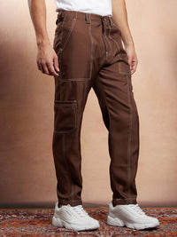 Campus Sutra Men Solid Comfort Trousers