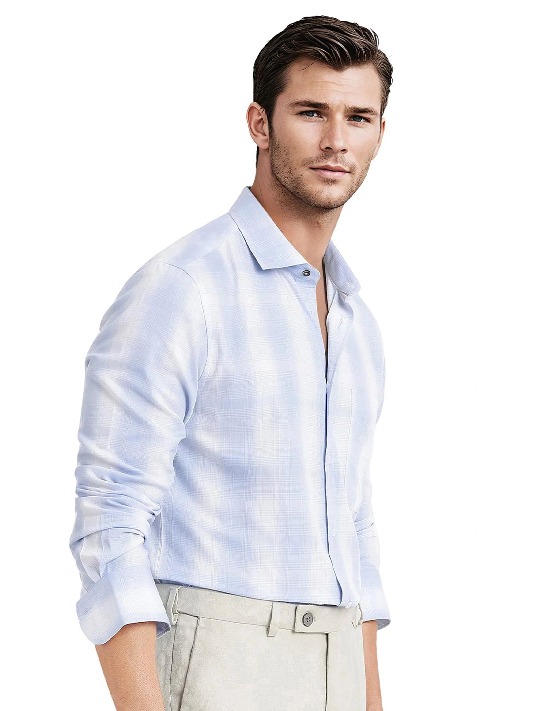 RARE RABBIT Men Cotton Comfort Opaque Casual Shirt