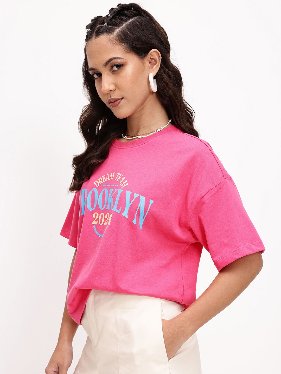 DressBerry Brooklyn Vibe Printed T-Shirt