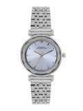 Sambungan Perancis Wanita Dial & Gelang Gelang Keluli Tahan Karat Tali Analog Watch