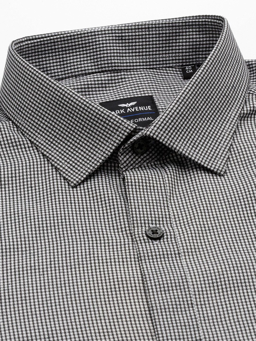 Park Avenue Self Design Slim Fit Formal Shirt