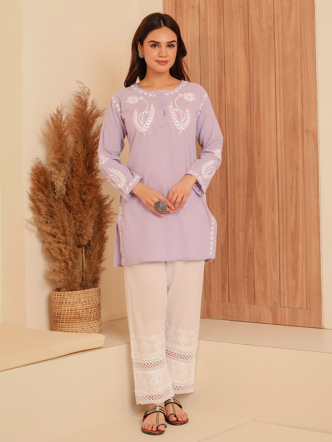 HOUSE OF KARI Printed Handloom Kurta
