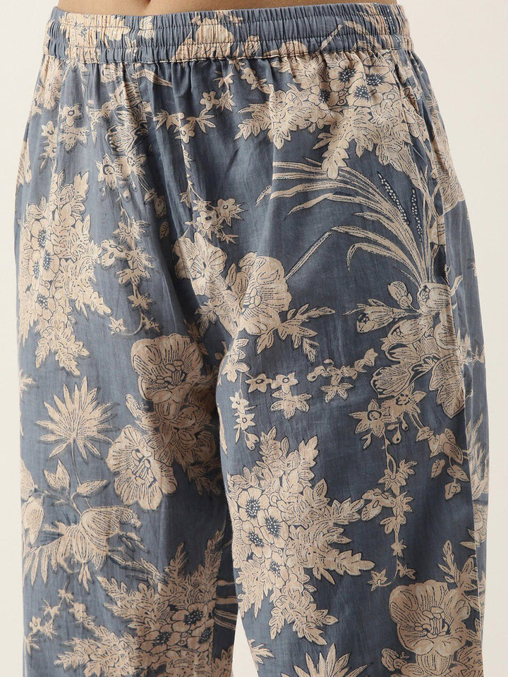 SANSKRUTIHOMES Women Printed Pure Cotton Night suit