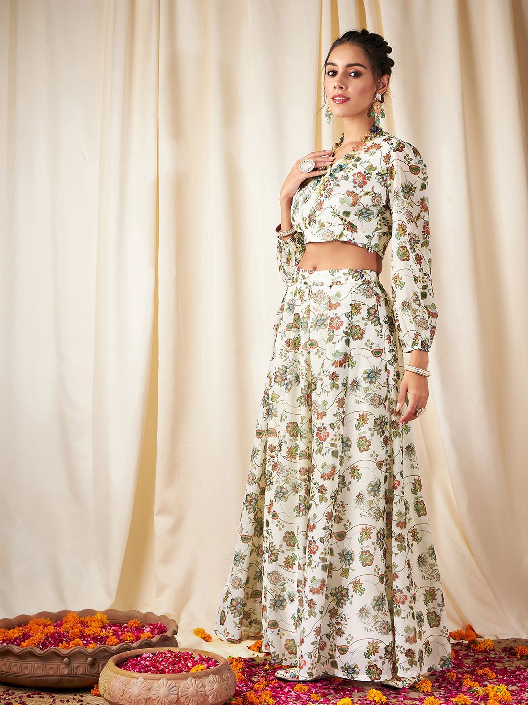 Shae by SASSAFRAS Printed Ready to Wear Lehenga & Choli