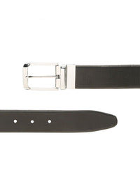 Teakwood Leathers Men Textured Leather Reversible Formal Belt