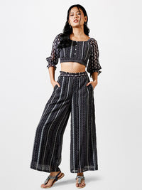 Global Desi Printed Top With Trousers