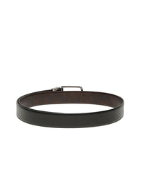 Teakwood Leathers Men Textured Leather Reversible Formal Belt