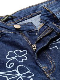 DressBerry Women Printed Slouchy Fit Jeans