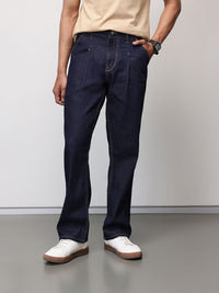 ether Grower Men Mid-Rise Pleated Comfort Fit Stretchable Jeans