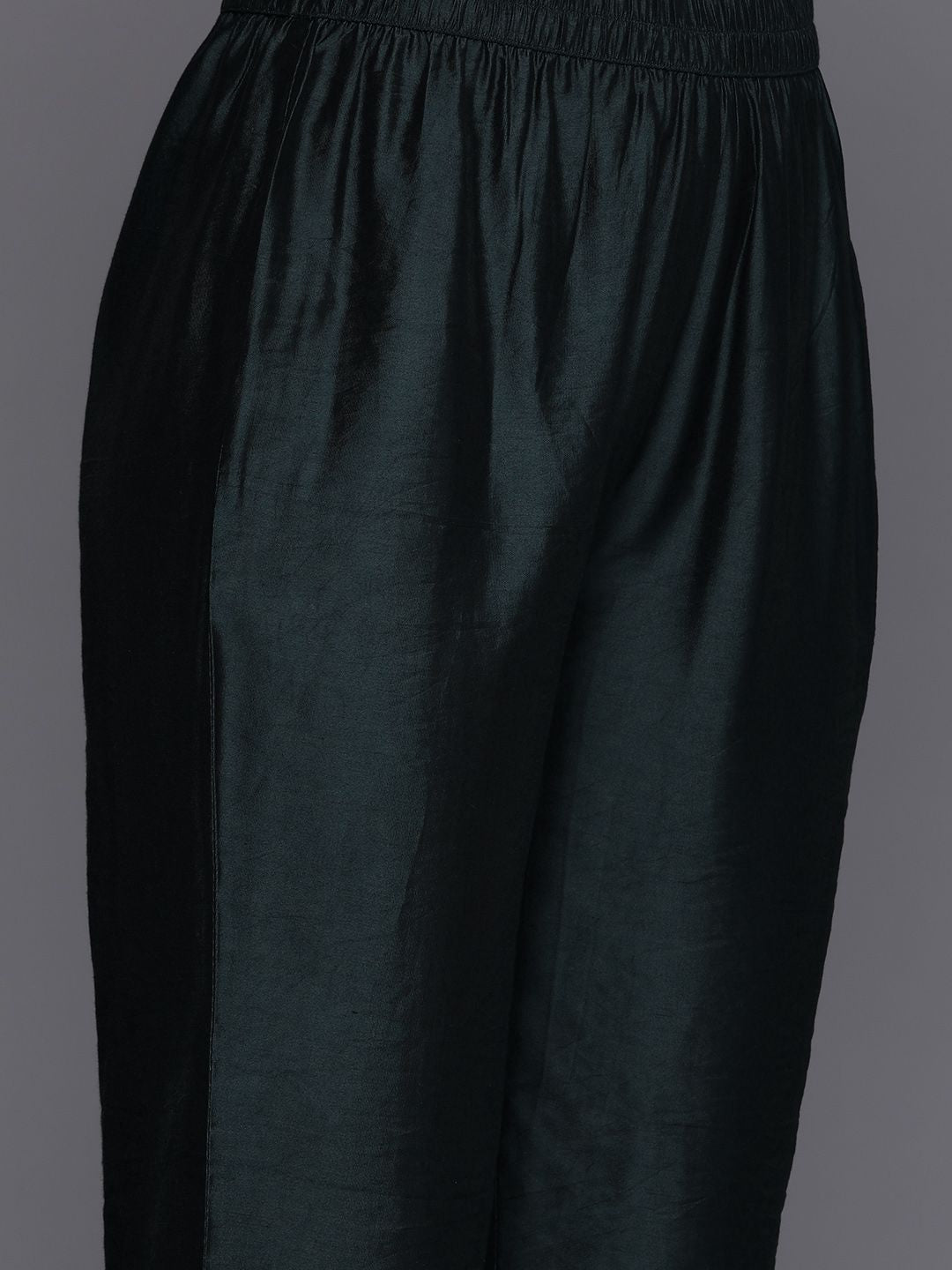 Varanga Ethnic Printed Chanderi Silk Kurta with Trouser and Dupatta