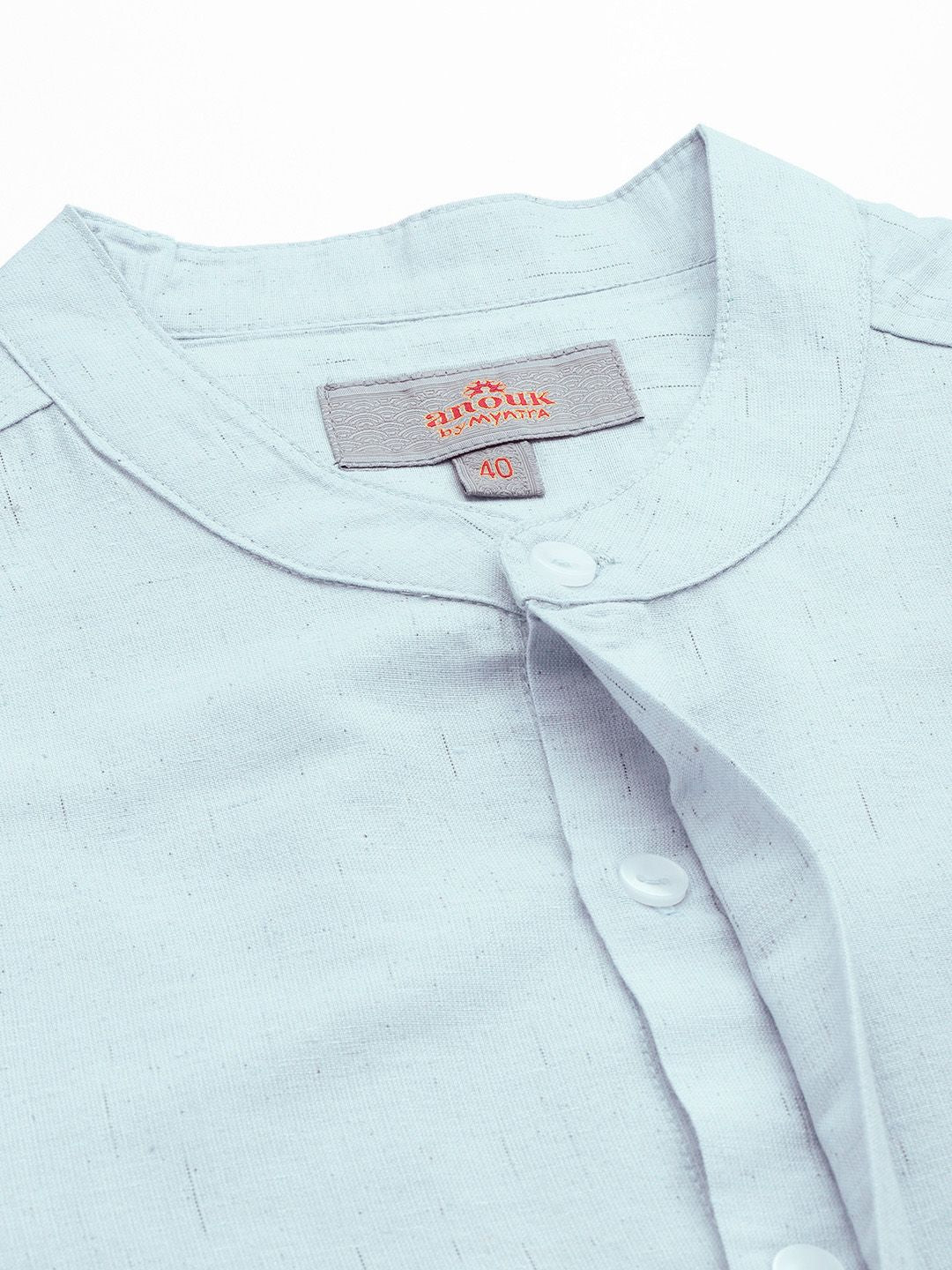 Anouk Self Design Textured Casual Shirt