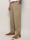 Kampus Sutra Lelaki Santai Mid Rise Rise Easy Wash Cotton Trousers