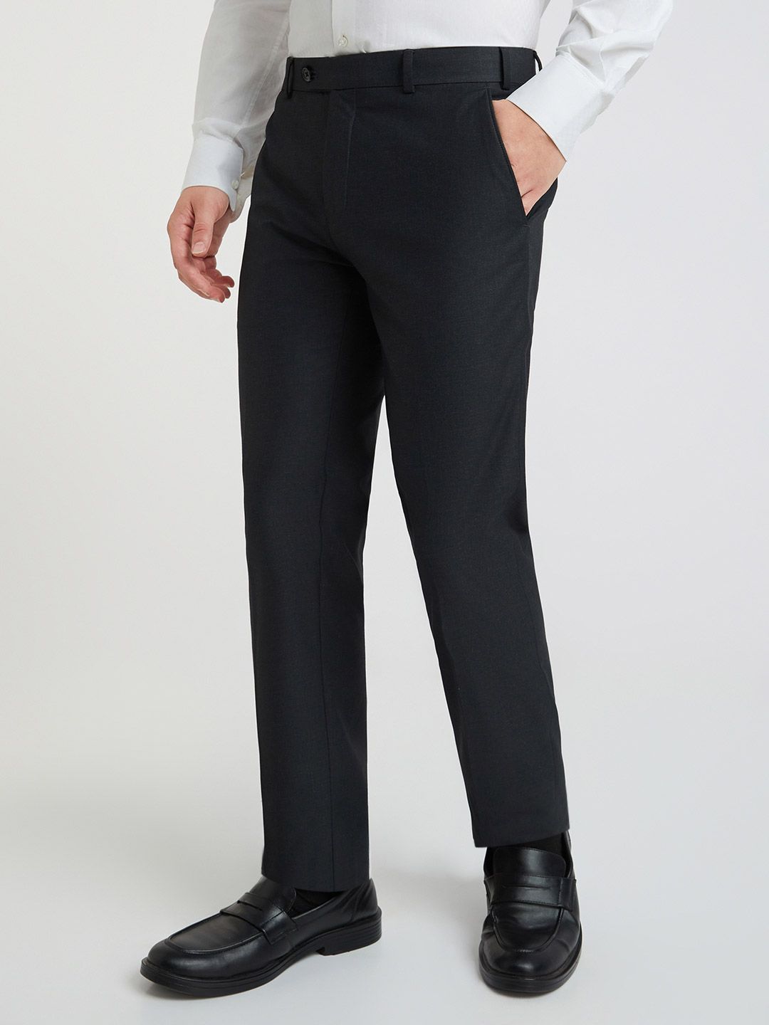 Raymond Men Slim Fit Formal Trousers