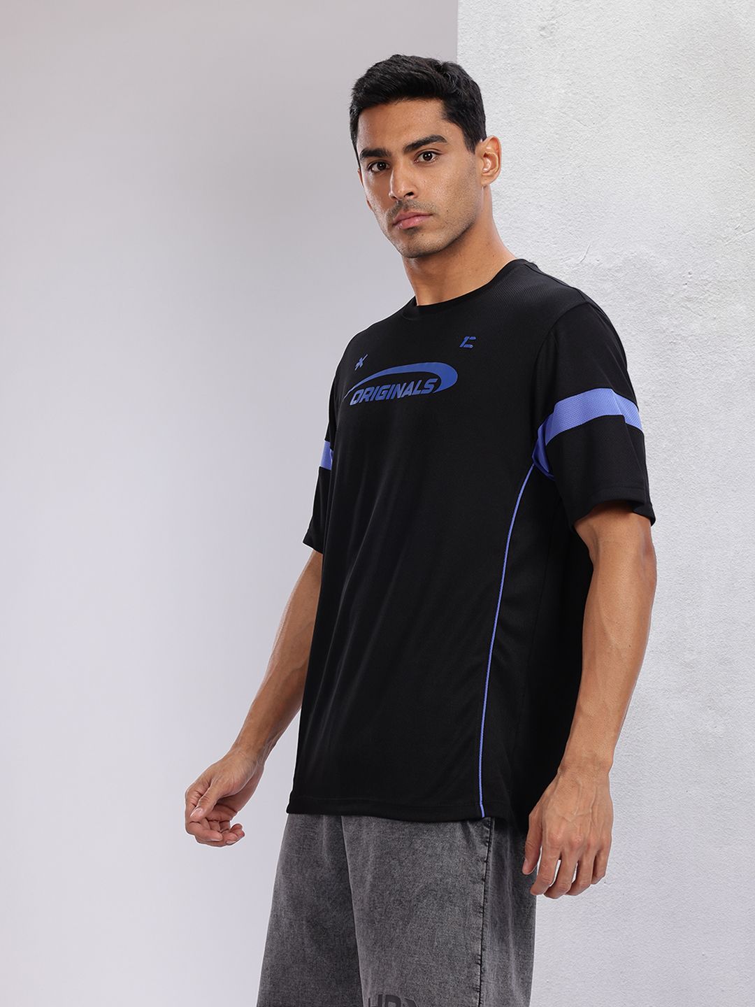 HRX by Hrithik Roshan Typography Print Rapid-Dry Running T-shirt