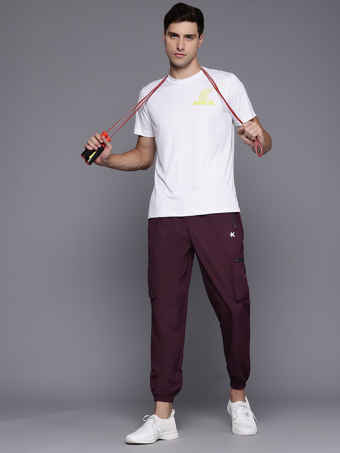 HRX by Hrithik Roshan Men Training Cargo-Style Joggers
