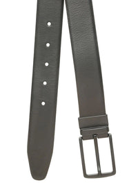 Teakwood Leathers Men Textured Leather Reversible Belt