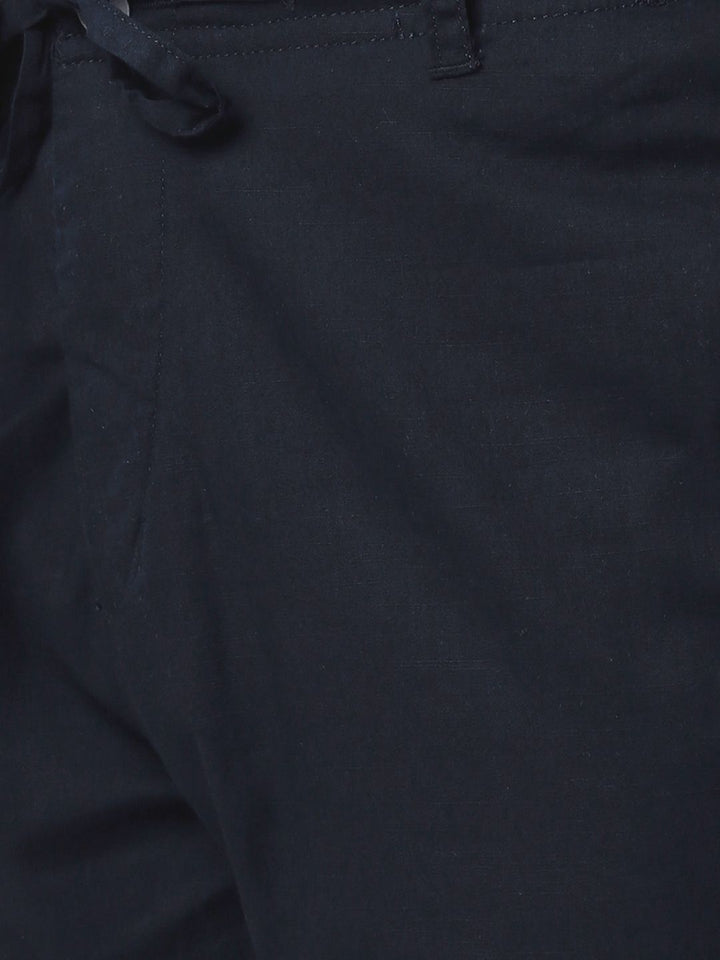 Bewakoof Men Navy Blue Joggers