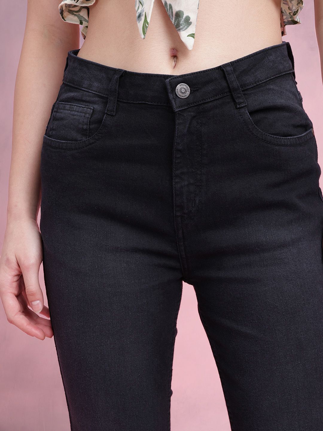DressBerry Women Mid-Rise Stretchable Bootcut Jeans
