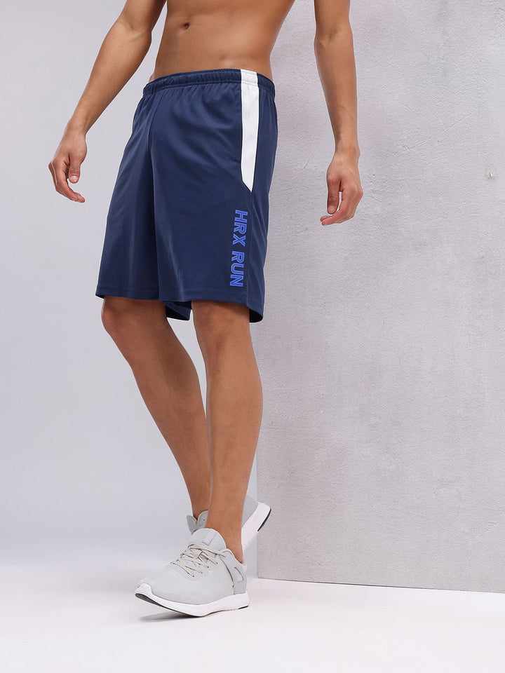 HRX by Hrithik Roshan Men Typography Colourblocked Rapid-Dry Running Shorts