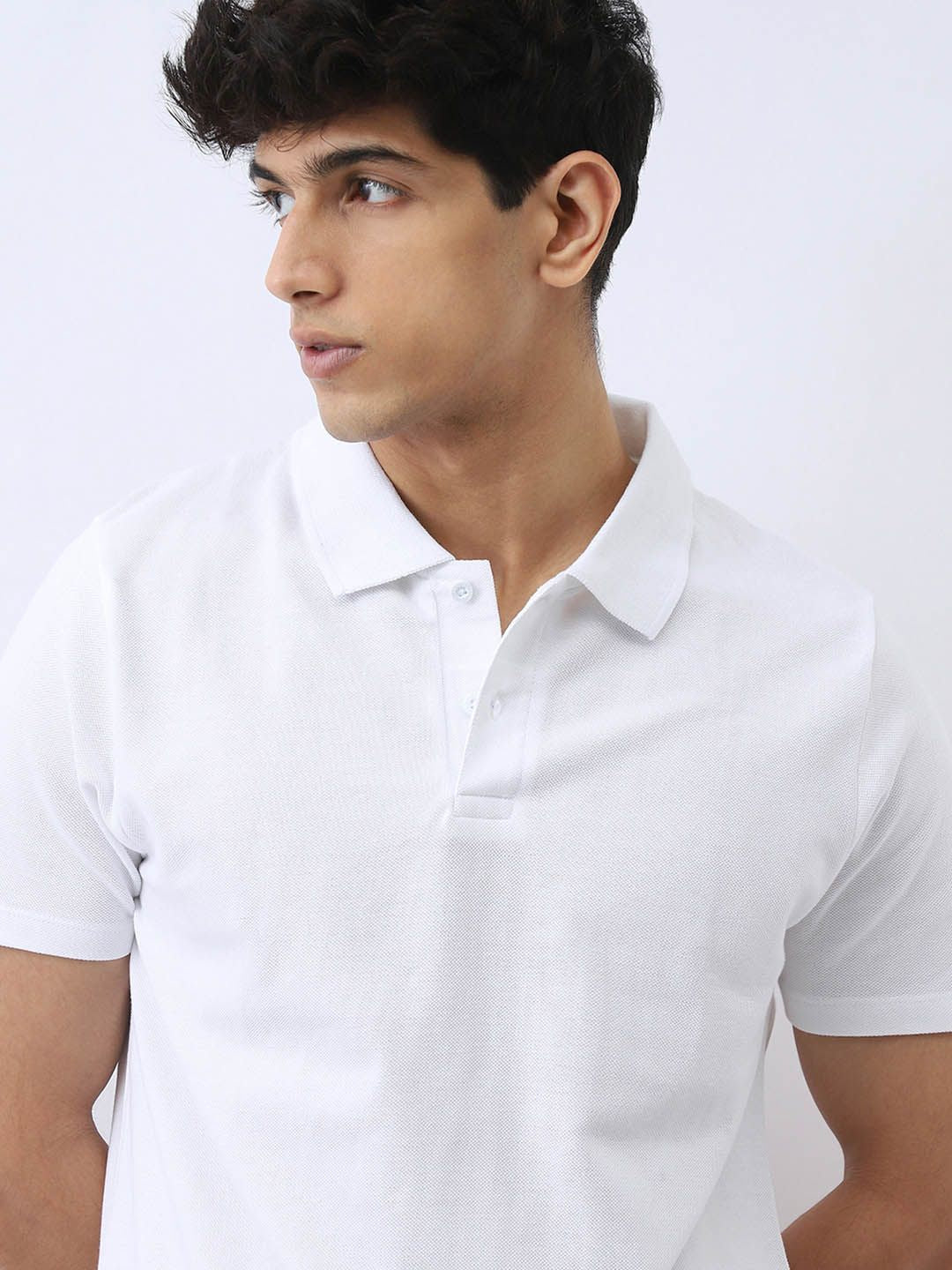 Urbano Fashion Men Solid Regular Fit Half Sleeve Cotton Polo T-Shirt