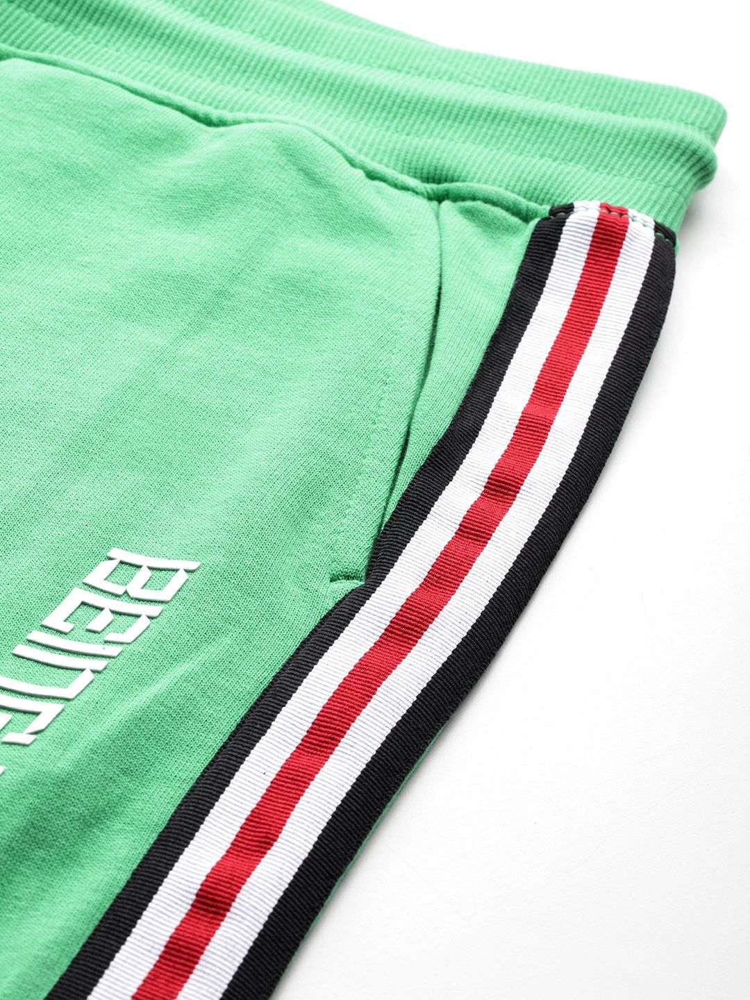 Being Human Men Pure Cotton Side Stripes Track Pants