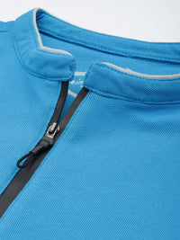 Being Human Pure Cotton Brand Logo Printed Henley Neck T-shirt