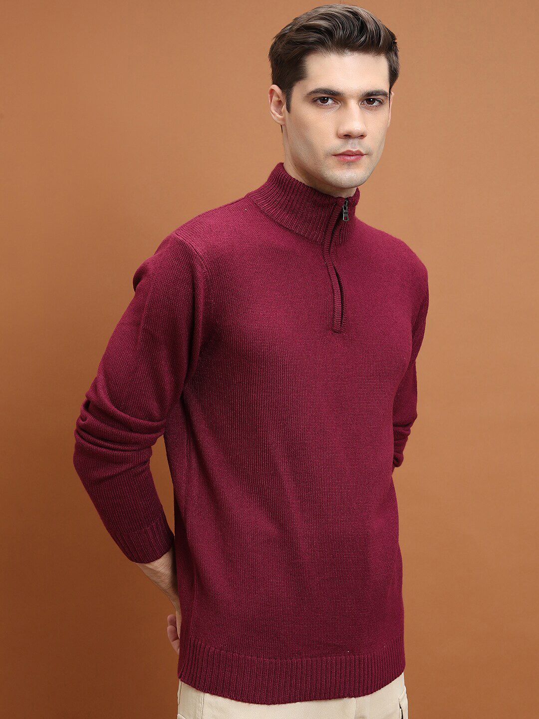 HIGHLANDER Turtle Neck Regular Fit Pullover