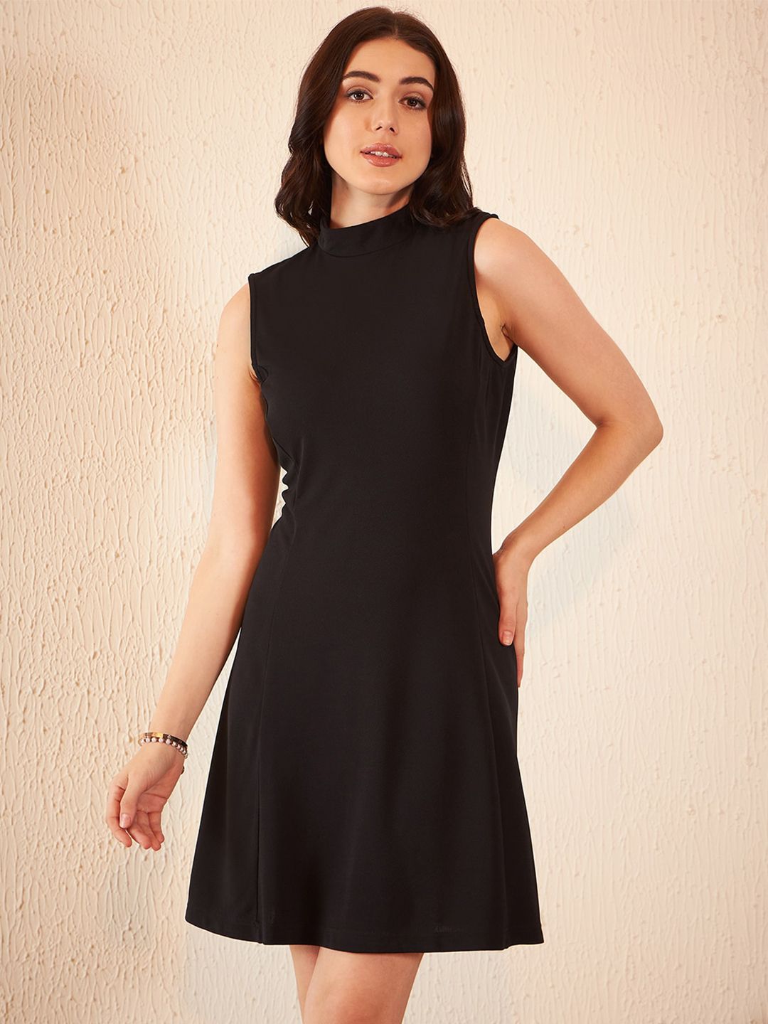 DENNISON Halter Neck A-Line Dress