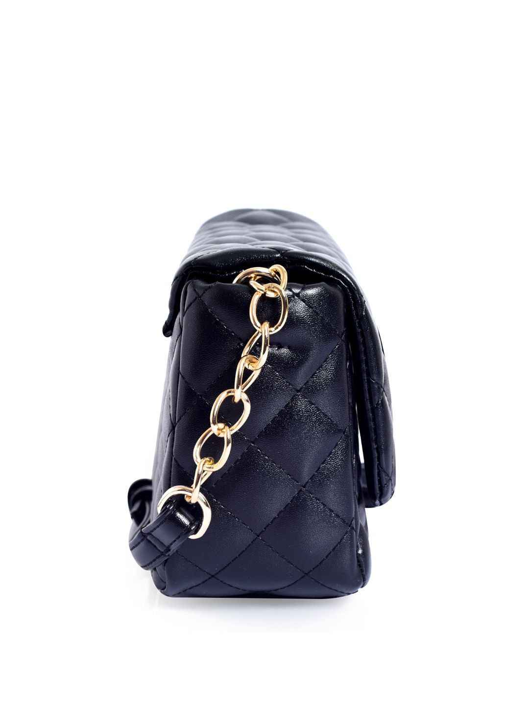 Lisa Haydon for Lino Perros Black Quilted Sling Bag