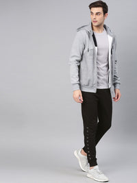 HRX by Hrithik Roshan Men Black Solid Running Anti-Microbial Slim Fit Track Pants