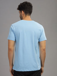 ADRO Colourblocked Regular Fit Cotton T-shirt