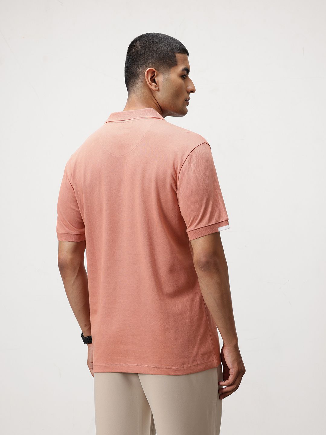 ether Contrast Collar Classic Fit Organic Cotton T-shirt