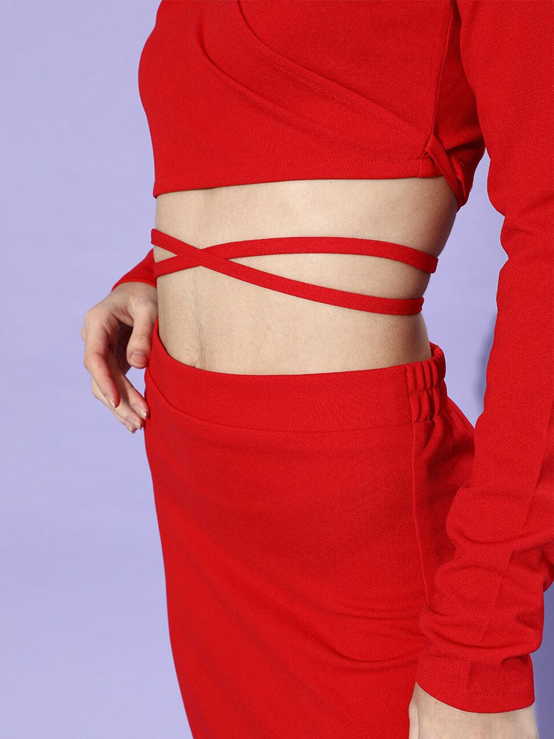 Athena Wrap Crop Top