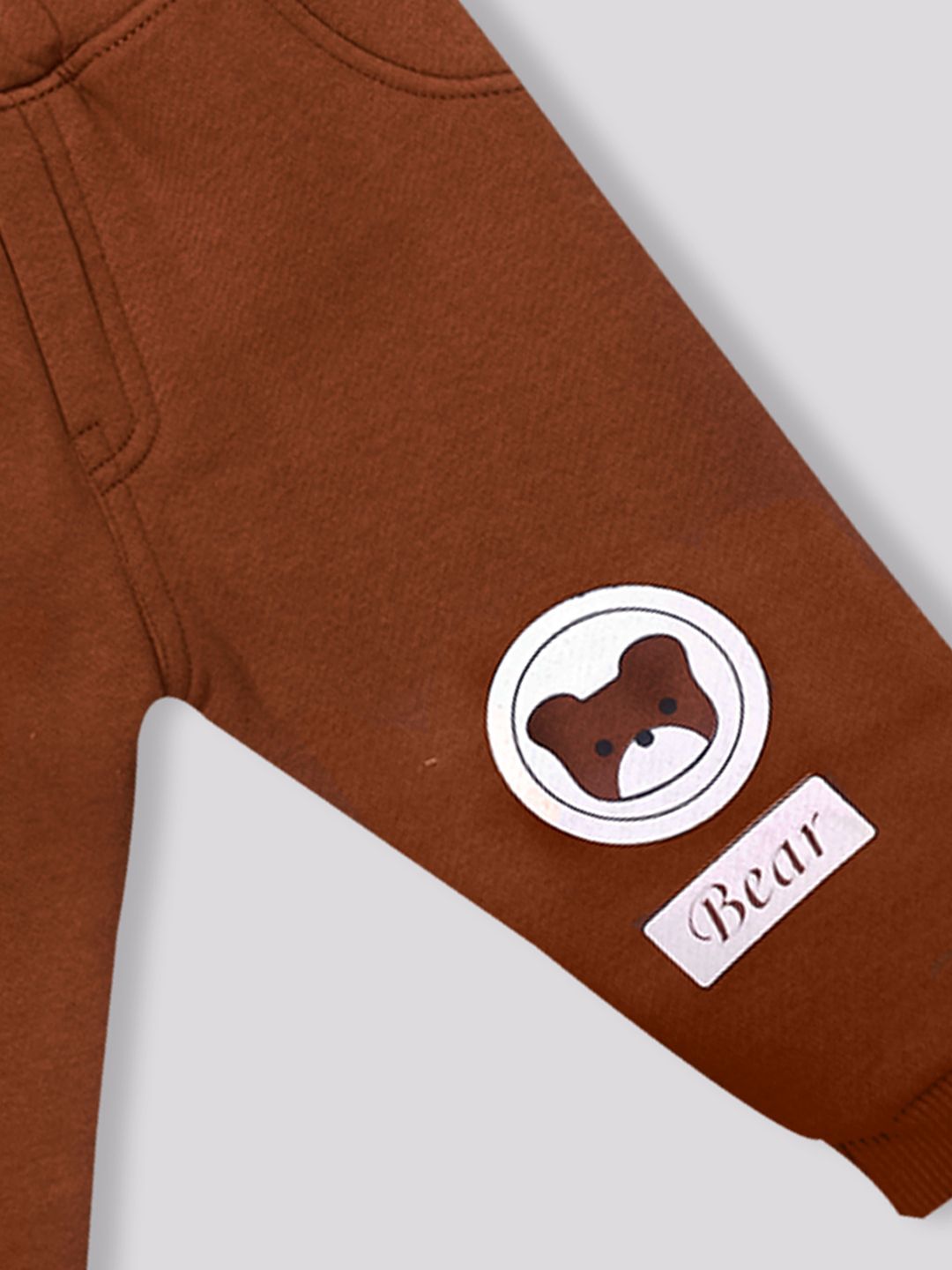 Moms Love Infant Boys Pure Cotton Hooded Sweatshirt With Joggers