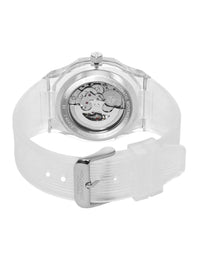 French Connection Men Printed Dial & Bracelet Style Straps Automatic Watch
