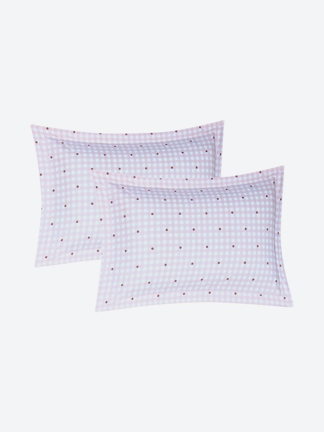Monte Carlo Edmond Grey & Pink Floral Printed 144 TC King Bedsheet Set 2.70 m x 2.70 m