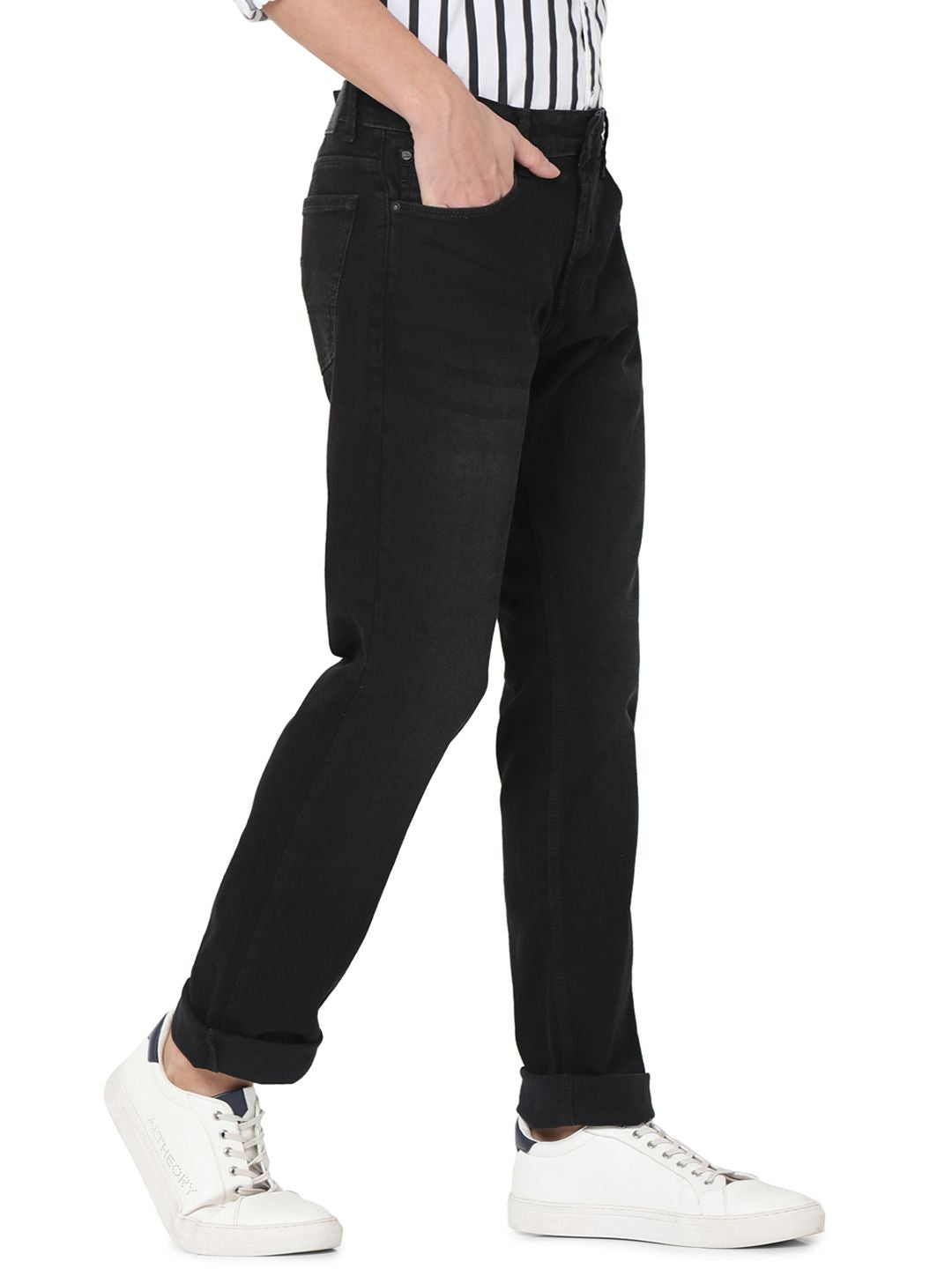 SPYKAR Men Comfort Straight Fit Light Fade Stretchable Jeans