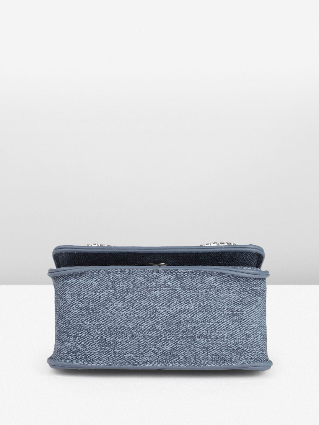 DressBerry Textured Miniature Satchel Bag With Embellished