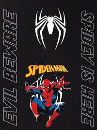 Bewakoof Men Graphic Printed Round Neck Cotton Spider-Man T-shirt